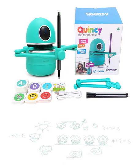 Quincy™ | Le Robot Artiste Dessinateur